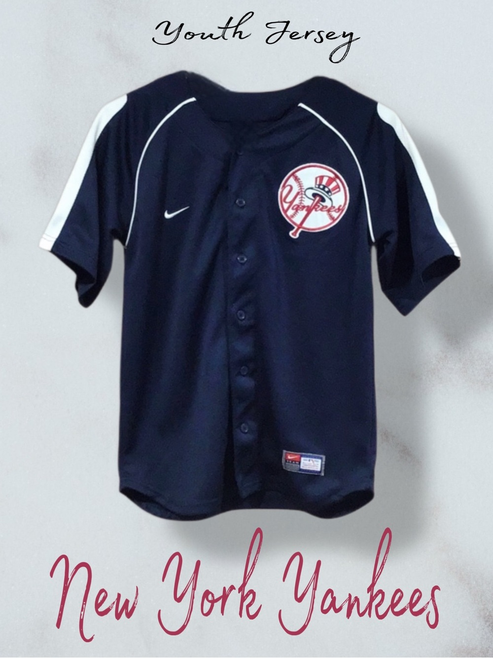 NIKE New York Yankees Jersey Youth Size M